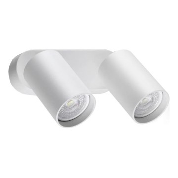 Ideal Lux - LED zidna spot svetiljka DYNAMITE 2xGU10/7W/230V CRI 90 bela