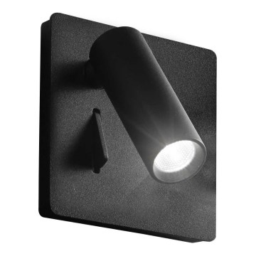 Ideal Lux - LED zidna spot svetiljka LITE LED/3W/230V CRI 90 crna