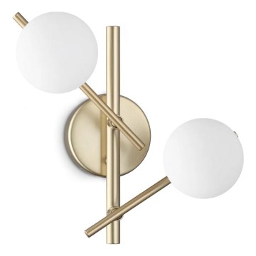 Ideal Lux - LED zidna svetiljka ATLAS 2xG9/3W/230V zlatna