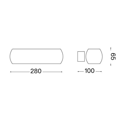 Ideal Lux - LED zidna svetiljka MORIS 2xG9/3W/230V bela