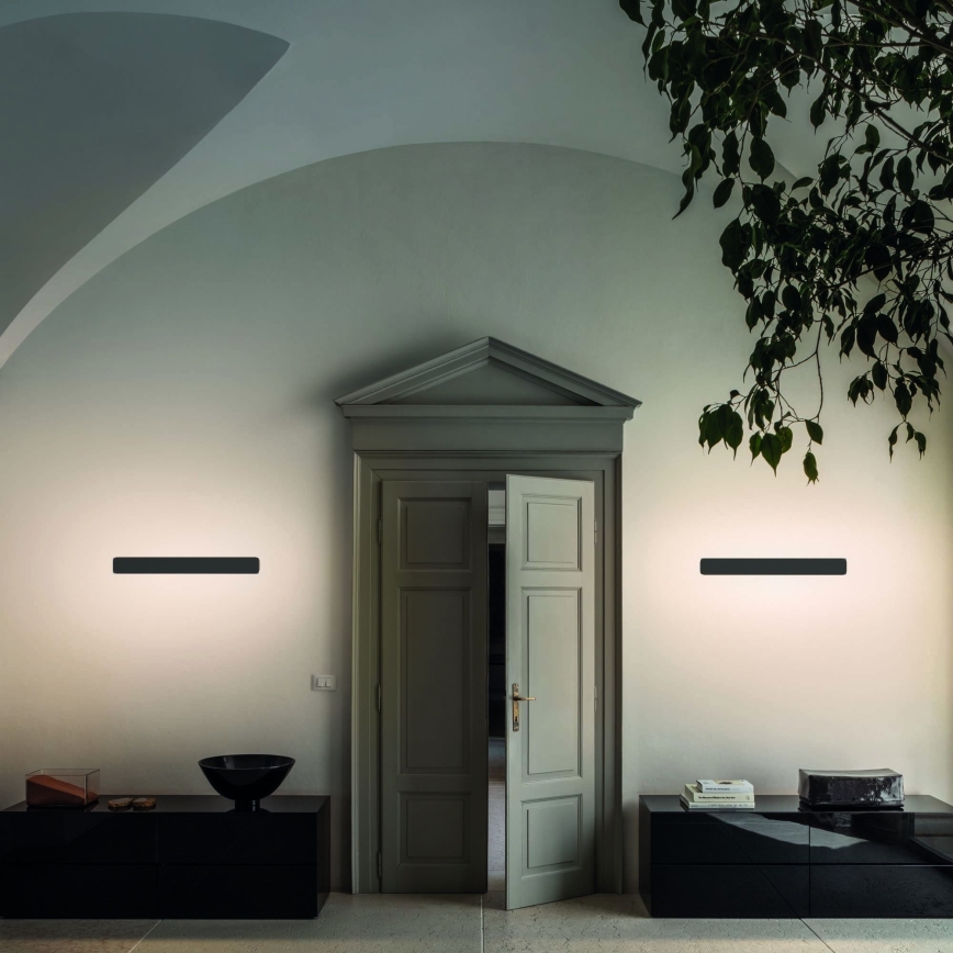Ideal Lux - LED zidna svetiljka ZIG ZAG LED/30W/230V, 75 cm, CRI 90, crna