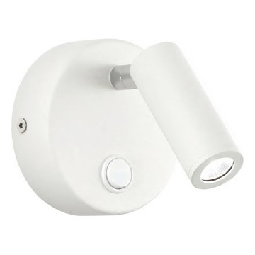 Ideal Lux - LED zidna usmerena svetiljka PAGE LED/3W/230V CRI 90 bela