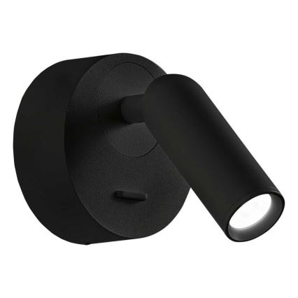 Ideal Lux - LED zidni spot BEAN LED/3W/230V CRI 90 crna