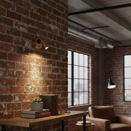 Ideal Lux - LED zidni spot BEAN LED/3W/230V CRI 90 mesing