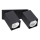 Ideal Lux - LED zidni spot DYNAMITE 2xGU10/7W/230V CRI 90 crna