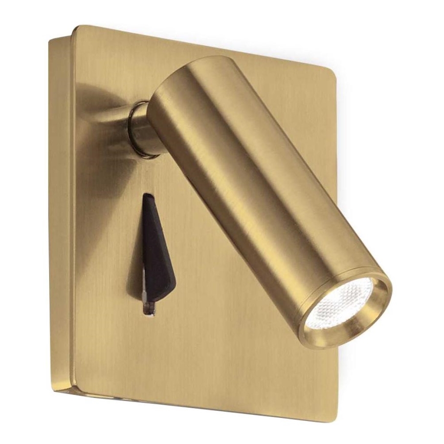 Ideal Lux - LED zidni spot LITE LED/3W/230V CRI 90 mesing
