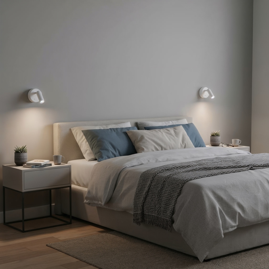 Ideal Lux - LED zidno reflektorsko svetlo BEAN LED/3W/230V CRI 90 bela