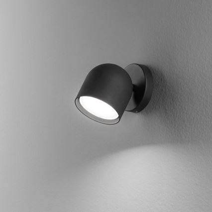 Ideal Lux - LED zidno reflektorsko svetlo DODO 1xGX53/9W/230V crna