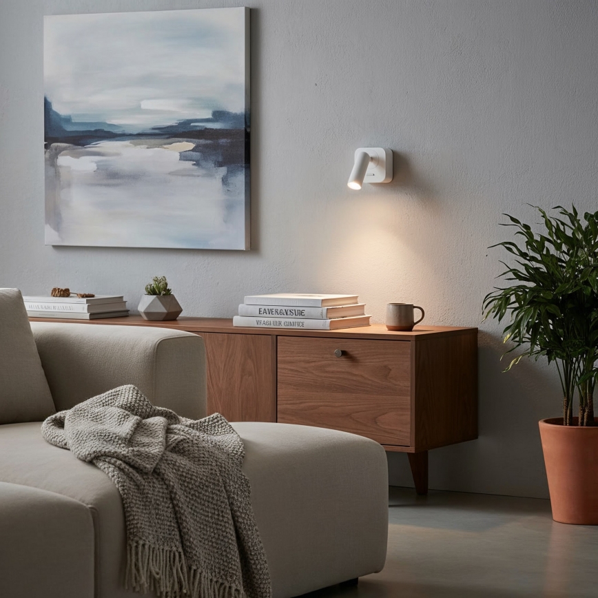 Ideal Lux - LED zidno spot svetlo BEAN LED/3W/230V CRI 90 belo