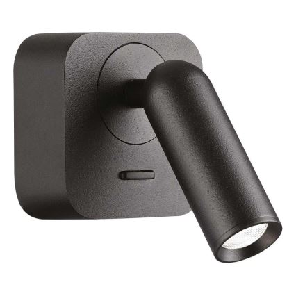 Ideal Lux - LED zidno spot svetlo BEAN LED/3W/230V CRI 90 crna