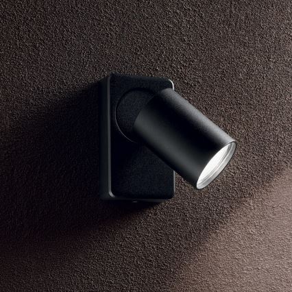 Ideal Lux - LED zidno spot svetlo RUDY 1xGU10/7W/230V CRI 90 crna