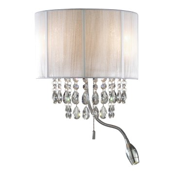 Ideal Lux - LED zidno svetilo 2xE14/40W/230V + LED/1W