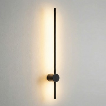 Ideal Lux - LED zidno svetilo ESSENCE LED/12W/230V 2700K 70 cm CRI 90 crno