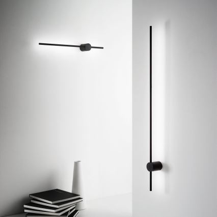 Ideal Lux - LED zidno svetilo ESSENCE LED/12W/230V 2700K 70 cm CRI 90 crno