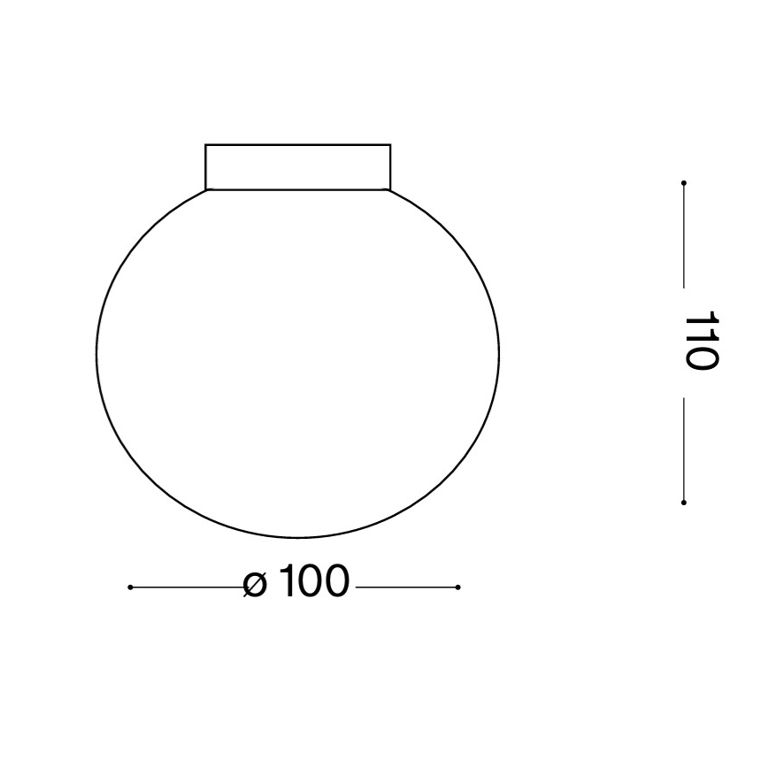 Ideal Lux - LED zidno svetilo MAPA 1xG9/3W/230V prečnika 10 cm belo