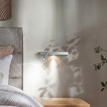 Ideal Lux - LED zidno svetlo BONNE LED/6,5W/230V CRI 90 matni hrom