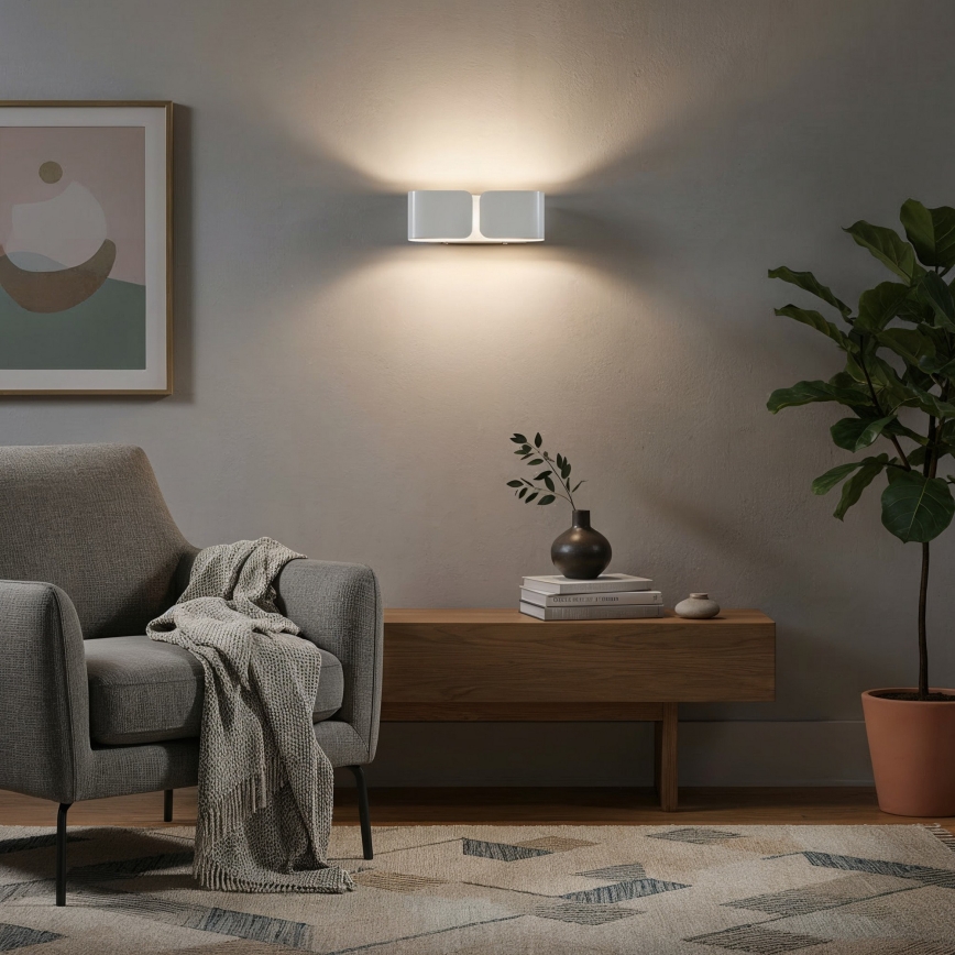 Ideal Lux - LED zidno svetlo CLIP 2xG9/3W/230V bela