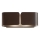 Ideal Lux - LED zidno svetlo CLIP 2xG9/3W/230V braon