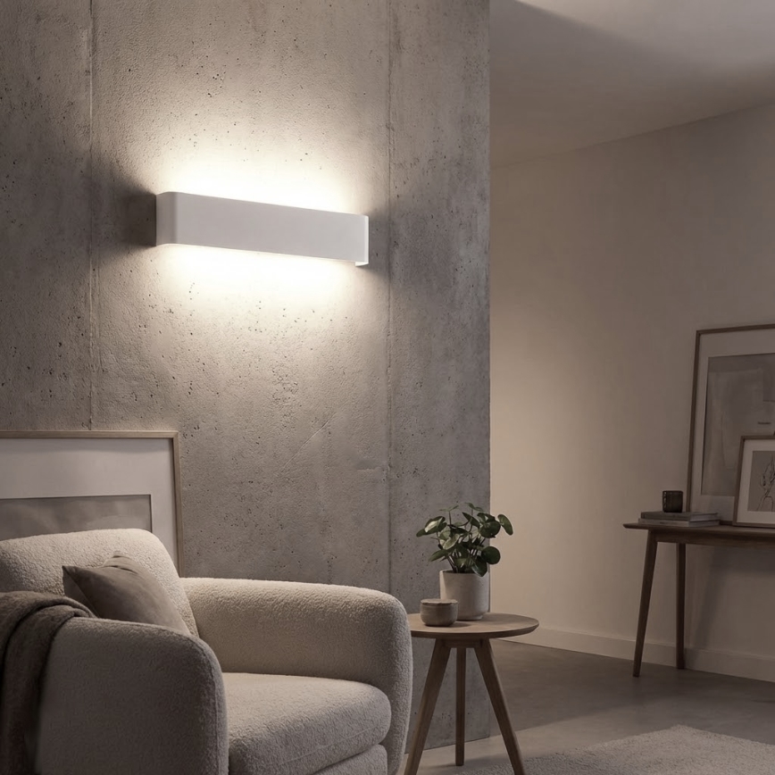 Ideal Lux - LED zidno svetlo DELTA LED/14W/230V 4000K 41 cm CRI 90 belo