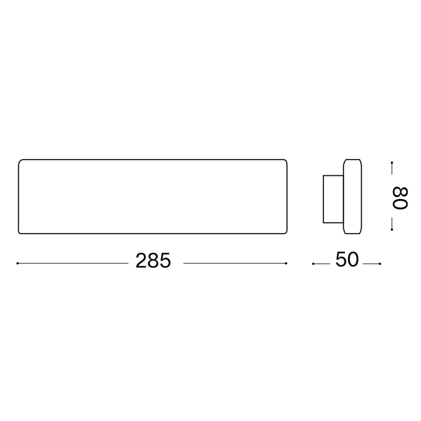 Ideal Lux - LED zidno svetlo DESK LED/12,5W/230V CRI 90 belo