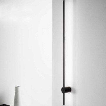 Ideal Lux - LED zidno svetlo ESSENCE LED/19W/230V 3000K 124 cm CRI 90 crno