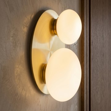 Ideal Lux - LED zidno svetlo NINFEA 2xG9/3W/230V zlatna