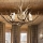 Ideal Lux - Luster na lancu CHALET 8xE14/40W/230V u obliku rogova