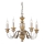 Ideal Lux - Luster na lancu FIRENZE 5xE14/40W/230V prečnik 55 cm zlatna