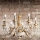 Ideal Lux - Luster na lancu FIRENZE 8xE14/40W/230V prečnik 64 cm bela/zlatna