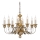 Ideal Lux - Luster na lancu FIRENZE 8xE14/40W/230V Ø 64 cm zlatni