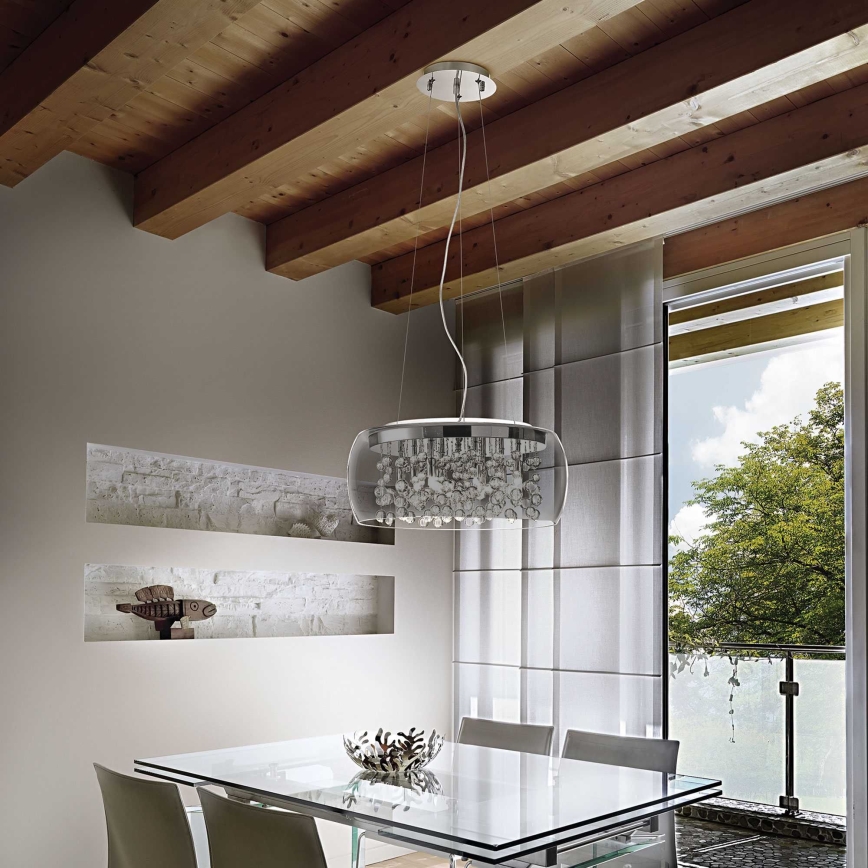 Ideal Lux - Luster na sajli AUDI 5xG9/40W/230V zadimljeno