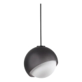 Ideal Lux - Luster na sajli BLOOM 1xE27/42W/230V prečnik 22 cm crna