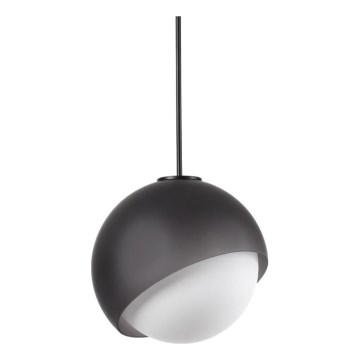 Ideal Lux - Luster na sajli BLOOM 1xE27/42W/230V prečnik 30 cm crna