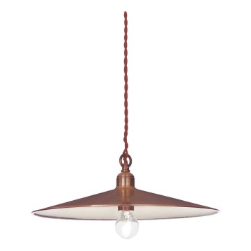 Ideal Lux - Luster na sajli CANTINA 1xE27/42W/230V prečnik 35 cm bakar