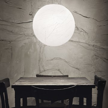 Ideal Lux - Luster na sajli CARTA 1xE27/25W/230V prečnik 40 cm beo