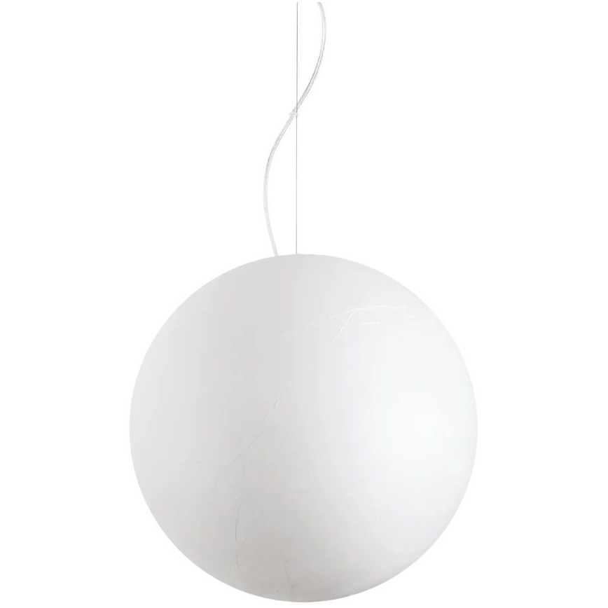 Ideal Lux - Luster na sajli CARTA 1xE27/25W/230V Ø 50 cm bela