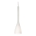 Ideal Lux - Luster na sajli FLUT 1xE14/40W/230V Ø 10,5 cm bela