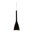 Ideal Lux - Luster na sajli FLUT 1xE14/40W/230V Ø 10,5 cm crna