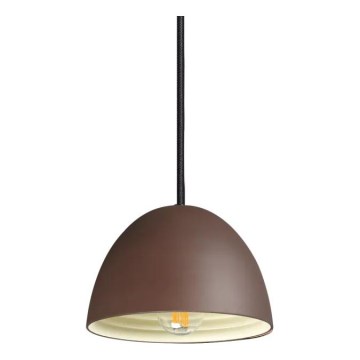Ideal Lux - Luster na sajli FOLK 1xE27/60W/230V prečnik 18 cm braon