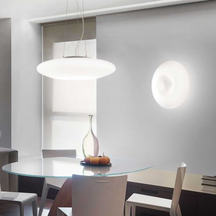 Ideal Lux - Luster na sajli GLORY 3xE27/60W/230V, prečnik 50 cm, beo