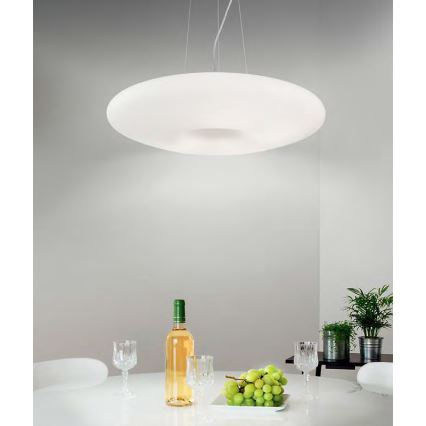Ideal Lux - Luster na sajli GLORY 3xE27/60W/230V, prečnik 50 cm, beo