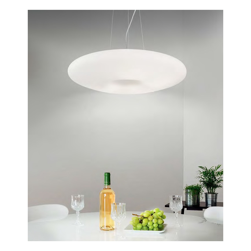 Ideal Lux - Luster na sajli GLORY 3xE27/60W/230V, prečnik 50 cm, beo