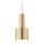 Ideal Lux - Luster na sajli HOLLY 1xE27/60W/230V prečnik 12 cm mesing