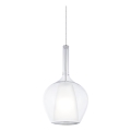 Ideal Lux - Luster na sajli KALIQUE 1xE27/42W/230V, prečnik 18 cm, proziran