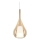 Ideal Lux - Luster na sajli KALIQUE 1xE27/42W/230V, prečnik 18 cm, zadimljeno bež