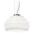 Ideal Lux - Luster na sajli KARMA 1xE27/60W/230V prečnik 39 cm bela