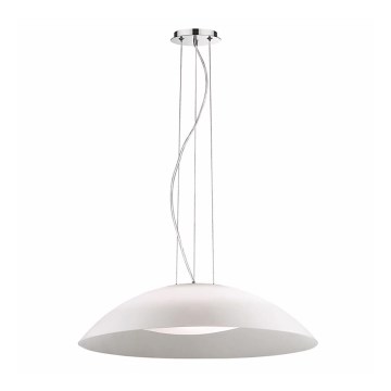 Ideal Lux - Luster na sajli LENA 3xE27/60W/230V, prečnik 64 cm, bela