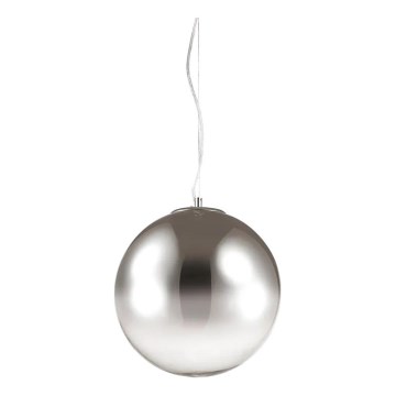 Ideal Lux - Luster na sajli MAPA 1xE27/42W/230V prečnik 40 cm siva/dimljena