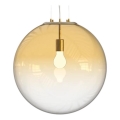 Ideal Lux - Luster na sajli MAPA 1xE27/42W/230V Ø 50 cm zlatna/zadimljena
