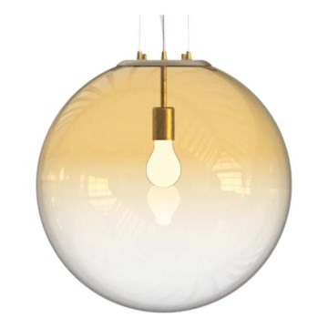 Ideal Lux - Luster na sajli MAPA 1xE27/42W/230V Ø 50 cm zlatna/zadimljena